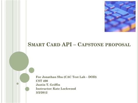 Using the Smart Card API 